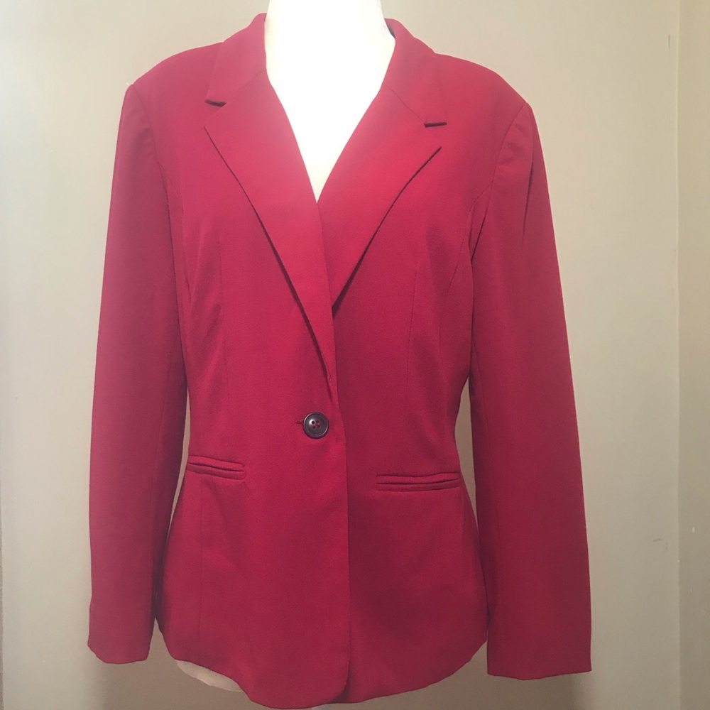 Classy Red Kensie Blazer